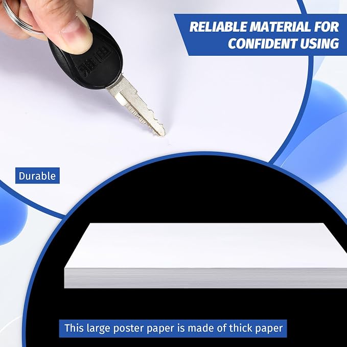 Gersoniel 100 Pcs Printer Paper 11 x 17 Inch Copy Paper 52 lb Glossy Paper - Image 4