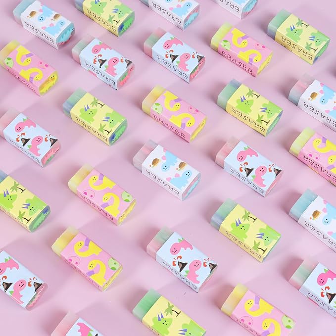 100PCS Cute Animal Erasers for Kids, Count Bulk Pack, Back to School Supplies - Image 5