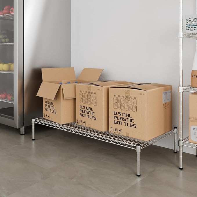 Regal Altair 24" Deep x 48" Wide x 8" Height Wire Shelving Kit | 1-Tier | NSF - Image 6