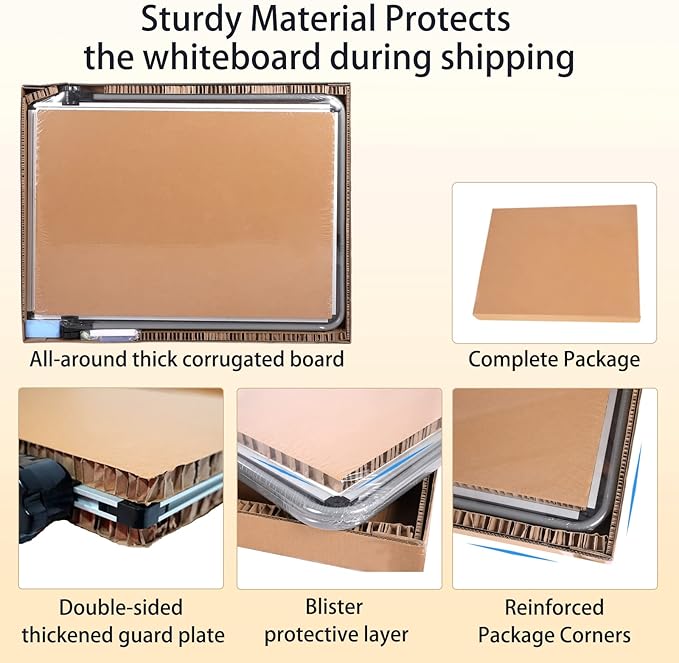 UIFER Stand White Board, Double Sided Magnetic Dry Erase Board Height - Image 6