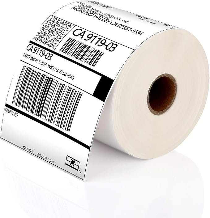 JADENS Direct Thermal Shipping Label, 4x6-350 Labels, Commercial Grade by JADENS