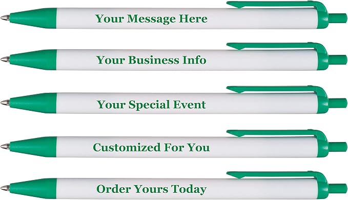 RevMark Personalized Ballpoint Pen, Custom Printed Name, Business or Event by RevMark