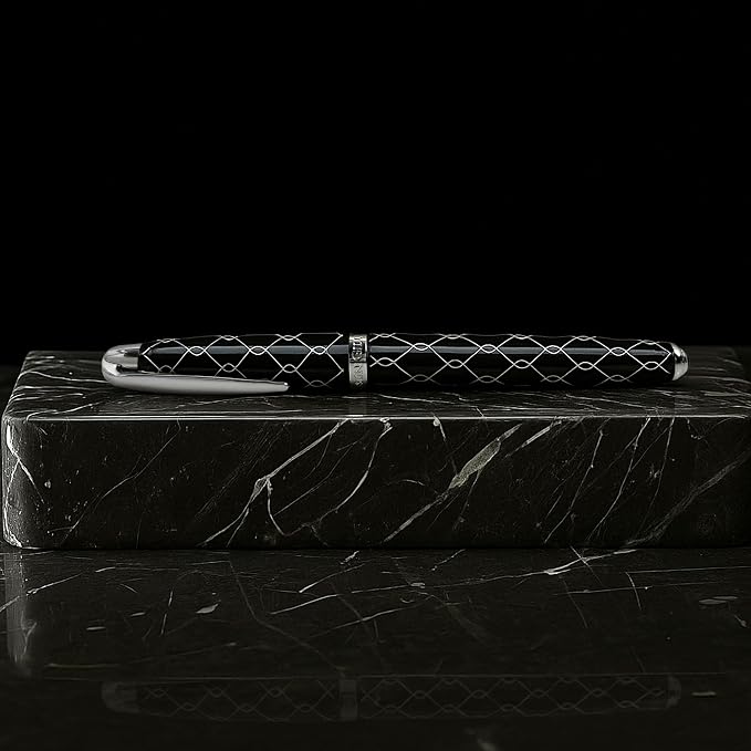 Webson Gill ‘The Weaver’ Black Luxury Executive Fountain Pen, Polished Lacquer - Image 9