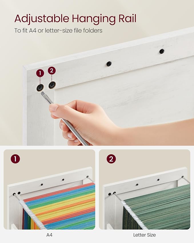 VASAGLE File Cabinet, Filing Cabinet - Image 6