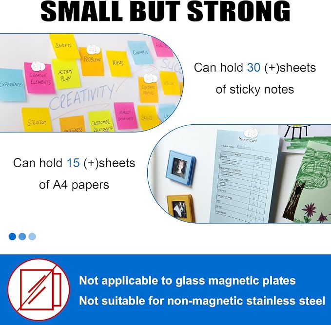 LOVIMAG Fridge Magnets 20Pcs Refrigerator Whiteboard Small Strong Magnet - Image 6
