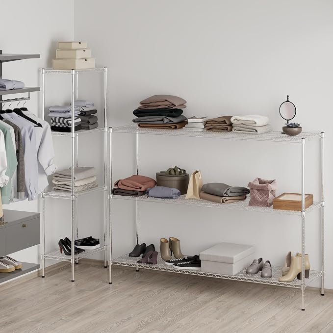 Regal Altair 21" Deep x 72" Wide x 54" Height Wire Shelving Kit | 3-Tier | NSF - Image 6