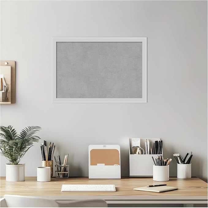 Amanti Art Silver Framed Magnetic Board 13x19 Small Vision Board - Image 5