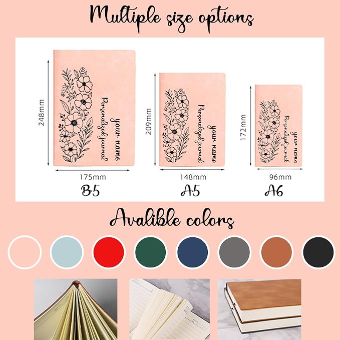 Bliver Personalized Notebook Custom Leather Bound Journals - Image 3