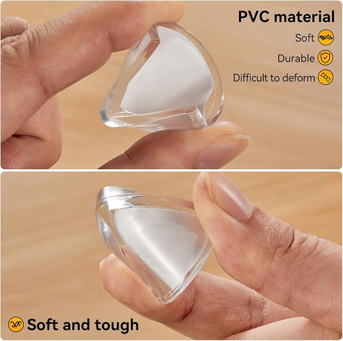 EBUKTUK 4pcs, Table Corner Protector, Corner Protector to Cover Sharp Furniture - Image 6
