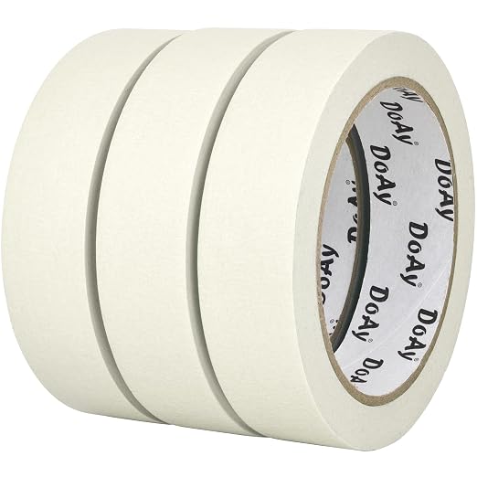DOAY 3 Pack White Painters Tape by DoAy