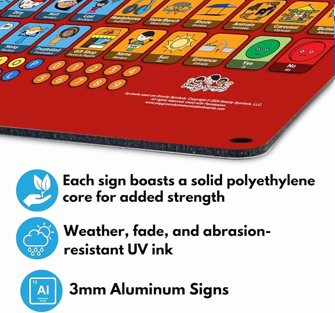 Weather-Proof Aluminum School Playground Communication Board - Image 5