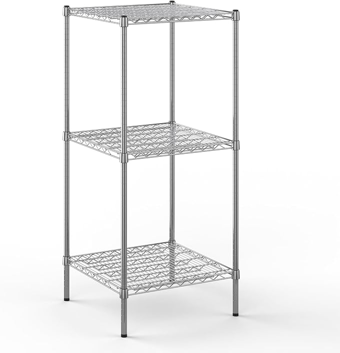 Regal Altair 24" Deep x 24" Wide x 54" Height Wire Shelving Kit | 3-Tier | NSF by Regal+Altair