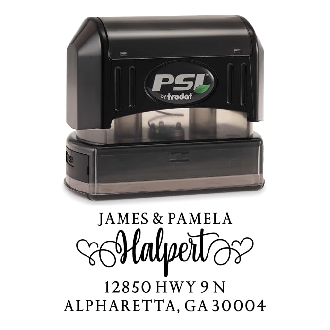PrettySweetParty Self Inking Return Address Stamp by PrettySweetParty