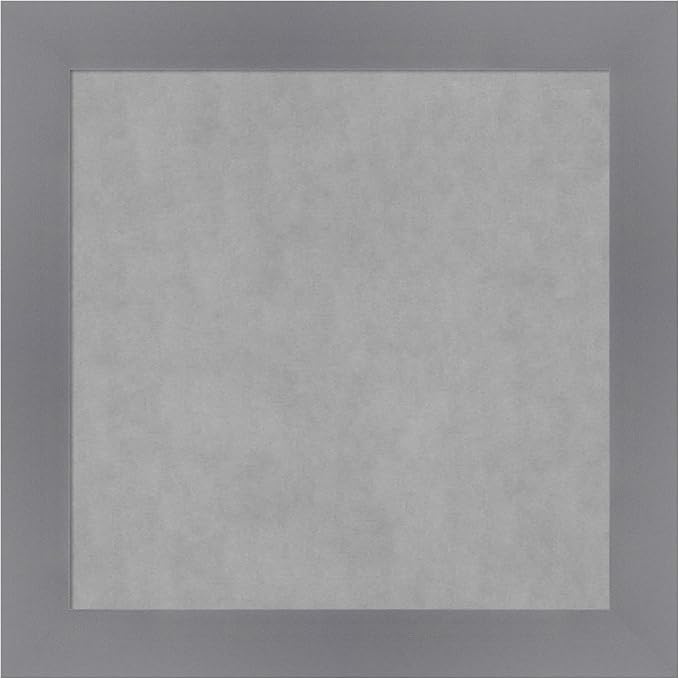 Amanti Art Grey Framed Magnetic Board 14x14 X-Small Vision Board by AmantiArt