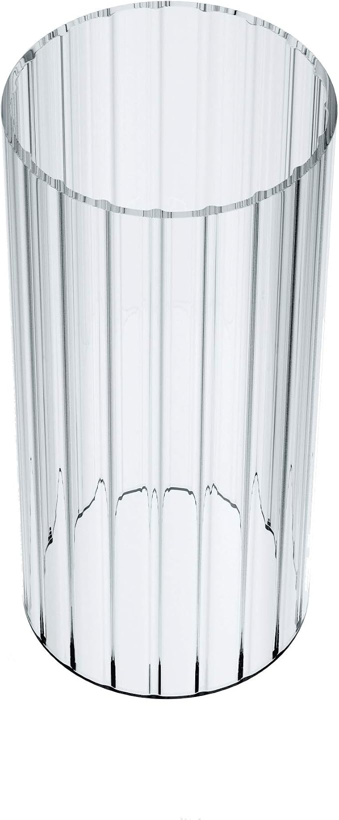 Sunwo Glass Shade Straight Cylinder Glass Lamp Shade Replacement - Image 2