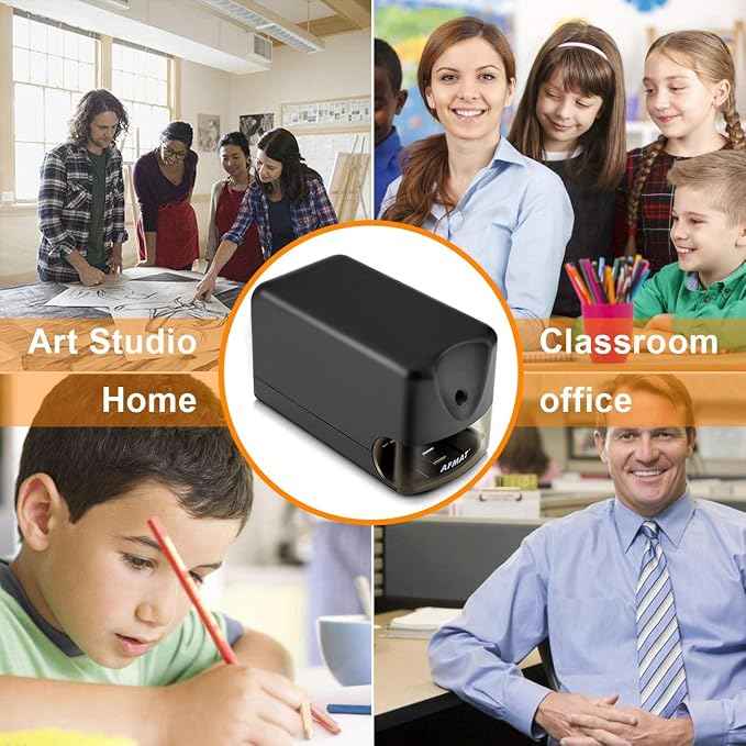 AFMAT Electric Pencil Sharpener, Heavy Duty Pencil Sharpener