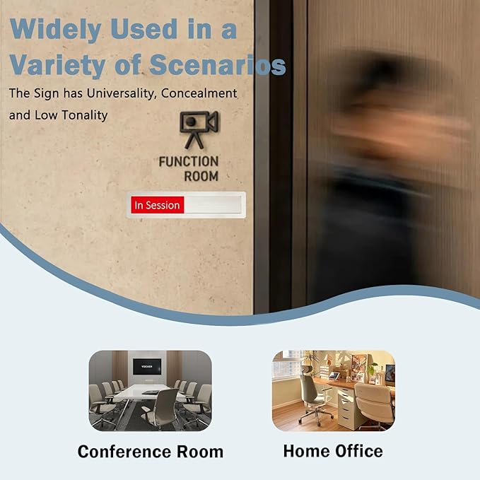 In Session or Available Sign, Vacant Occupied Indicator - Image 4