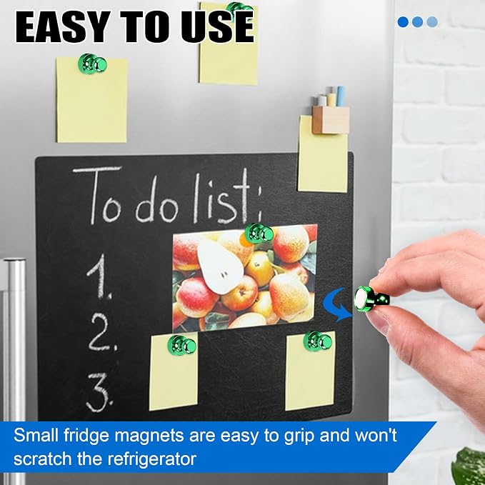 LOVIMAG Fridge Magnets 20Pcs Refrigerator Whiteboard Small Strong Magnet - Image 6