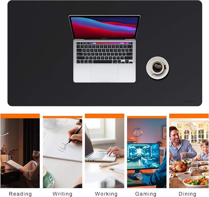 Mydours 43" x 24" Extra Large Desk Pad XXL, Desk Protector Mat - Image 6