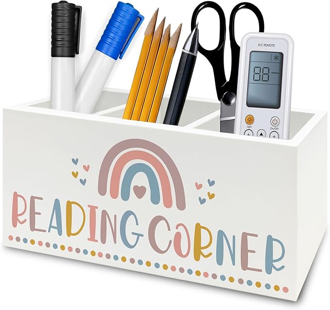QZQE Boho Reading Corner Pen Pencil Holder Organizer by Unknown