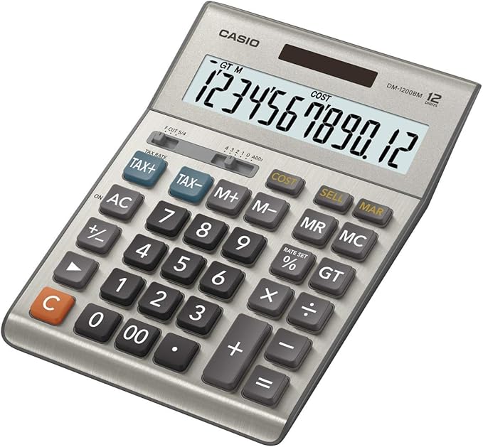 Casio DM-1200BM – Business Desktop Calculator by Casio