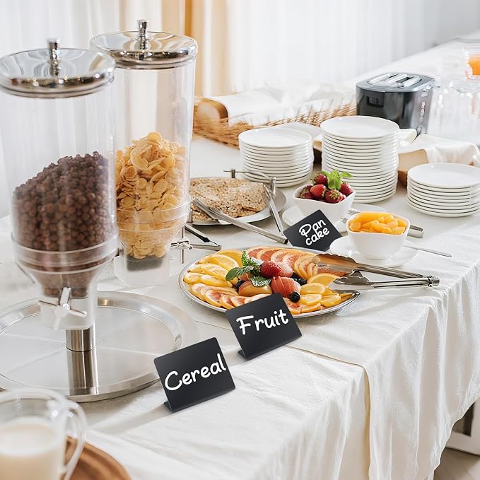 12PCS Mini Chalkboard Signs, Reusable Table Sign Chalk Board - Image 4