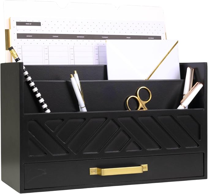 BLU MONACO | Wooden Mail Organizer by Blu_Monaco