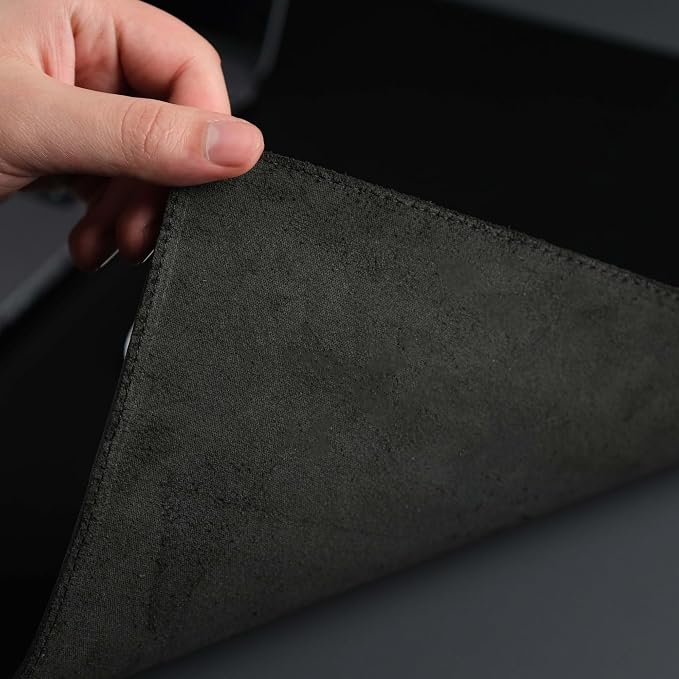 TORONATA Jersey Genuine Calfskin Leather Desk Pad, Office Desk Mat - Image 4