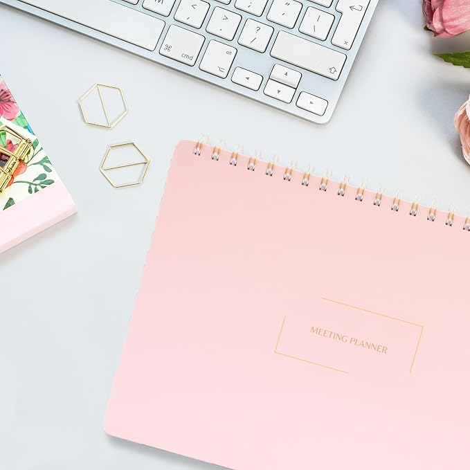 Merely Home | Meeting Notebook for Work | 8.25" x 11.75" | Project Planner | - Image 3