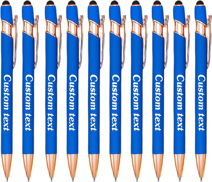 CRME Custom Engraved Ballpoint Pens Bulk Customized Metallic Printed Name Pens by Unknown