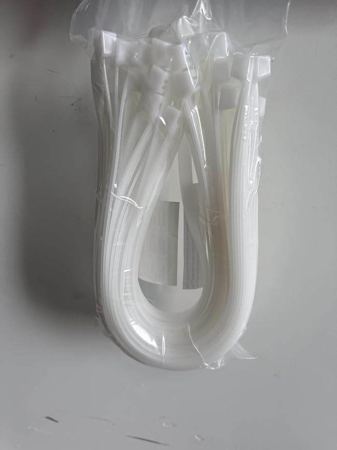 XINGO 24 inch White Long Zip Ties Heavy Duty 100 PCS, 200LBS Ultra Strong - Image 4