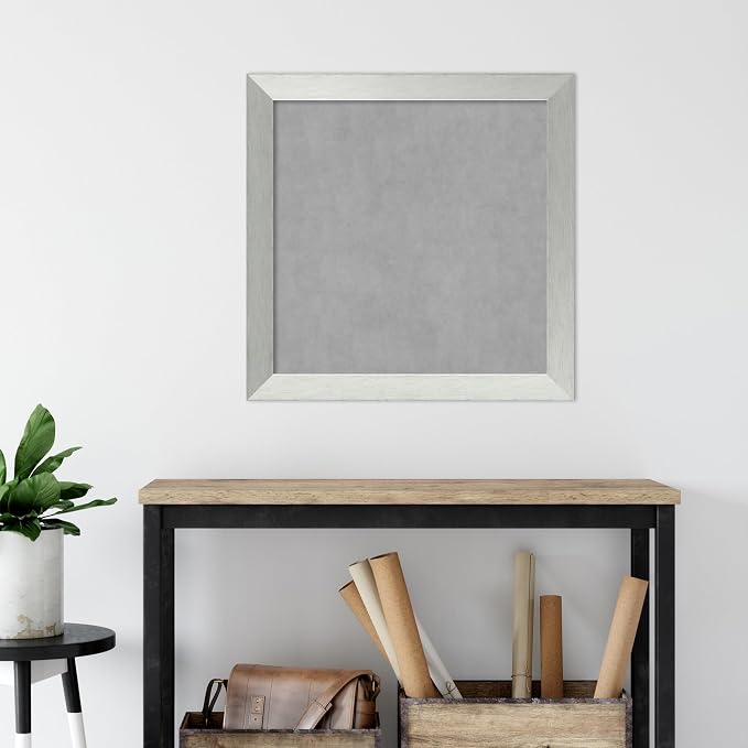 Amanti Art Silver Framed Magnetic Board 28x28 Medium Vision Board - Image 5