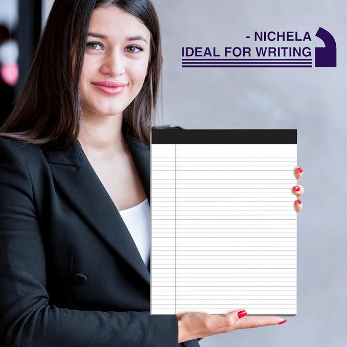 2 Pack Legal Pads 8.5 x 11 College Ruled Note Pads 8.5 x 11 Notepads 8.5 x 11 - Image 5