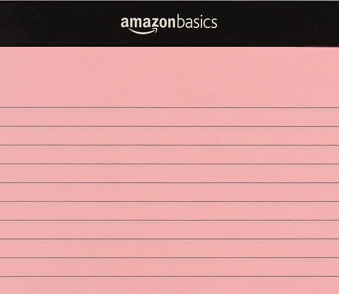 Amazon Basics Wide Ruled 8.5 x 11.75-Inch 50 Sheet Perforated Lined Writing - Image 4