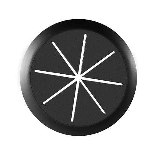 HYCC 2 Inch Desk Grommet Black, Desk Hole Cover - Image 2