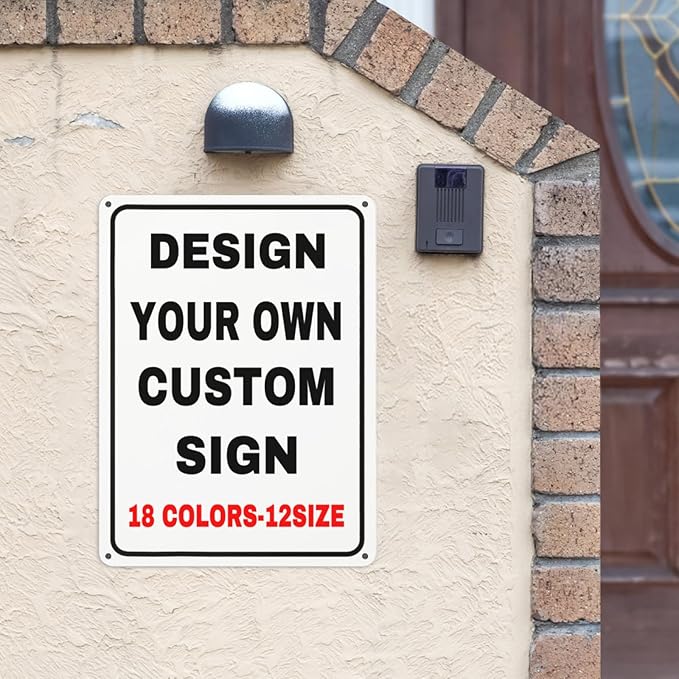 Custom Outdoor Metal Personalized Signs - Image 2