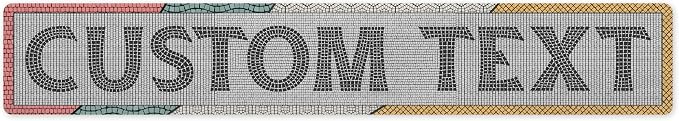 Custom Sign, Custom Street Sign, 11 Font Colors, 13 Font Styles, 4 Hole Options by MySignCenter
