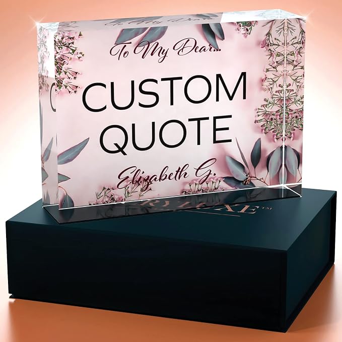 Custom Acrylic Sign Personalized, Custom Desk Name Plate, 18 Styles, - Image 9