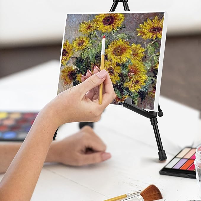 AROIC 6 Pack 14'' Tabletop Easels, Adjustable Portable Table Top Easel - Image 8