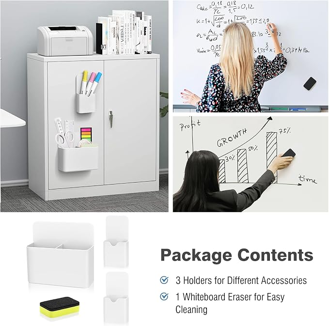 MoKo Magneitc Dry Erase Marker Holder Set, 1 Large - Image 2