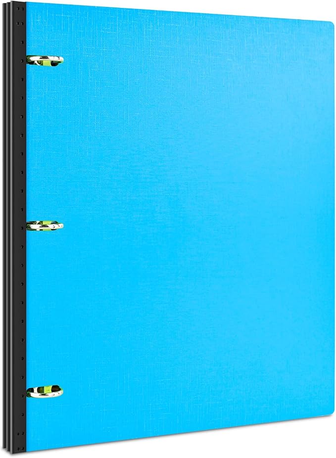 INFUN Telescoping 3 Ring Binder, Portable Plastic 0.75 inch 3 Ring Binder by INFUN