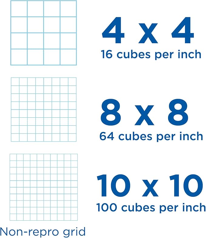 ALVIN Cross Section Graph Paper Pad 50 Sheets 17" x 22" Model 1422-12 Acid-Free - Image 4