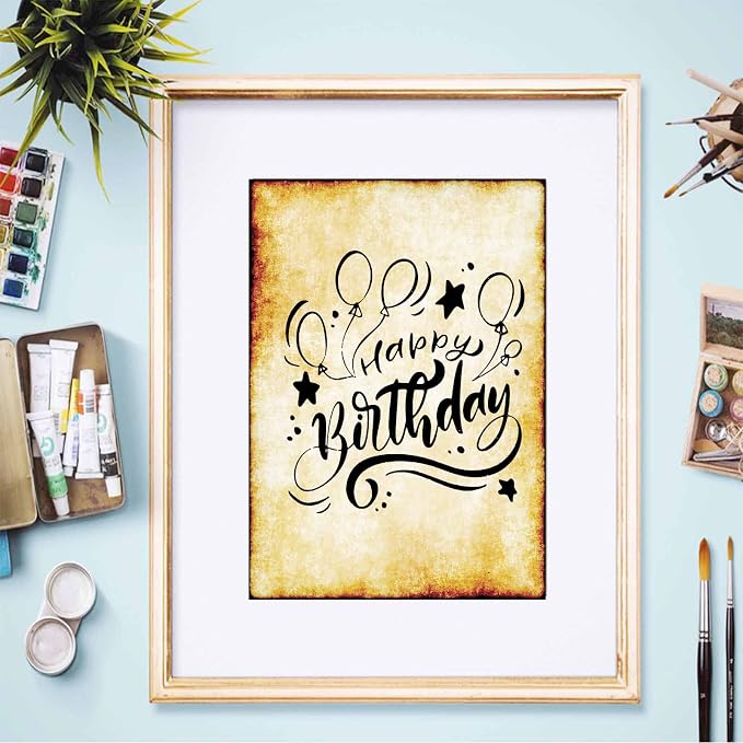 50 Stationery Vintage Antique Design Printing/Writing Papers 8.5 x 11 in - Image 5