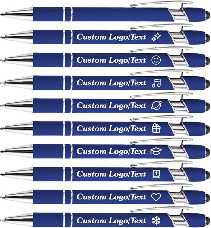 CRME Custom Engraved Ballpoint Pens Bulk Customized Metallic Printed Name Pens by Unknown