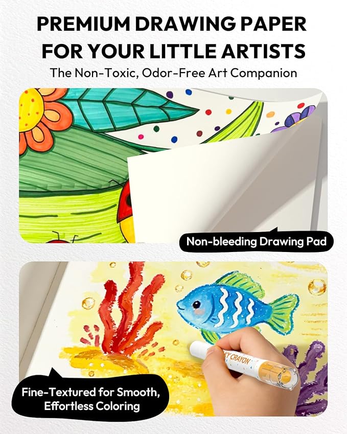 JUPITEARTH Sketch Pads, Acid-Free Thickened Glue-Bound Sketchbook, Art Supplies - Image 3