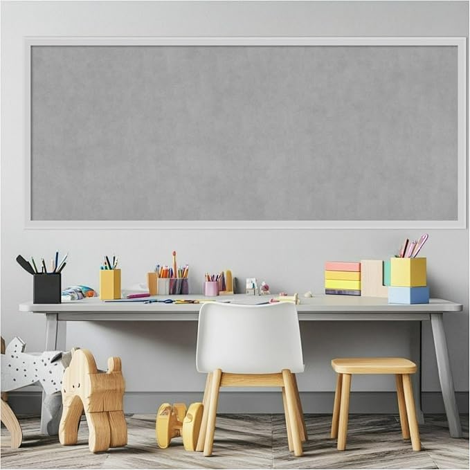 Amanti Art Silver Framed Magnetic Board 21x49 Oversize Vision Board - Image 5