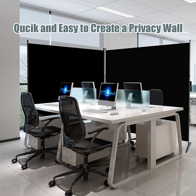 Room Divider Single Panel Privacy Screen, Thickened Fabric 6FT Room Divider - Image 4