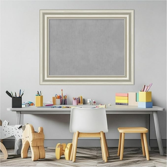 Amanti Art Silver Framed Magnetic Board 24x30 Medium Vision Board - Image 5