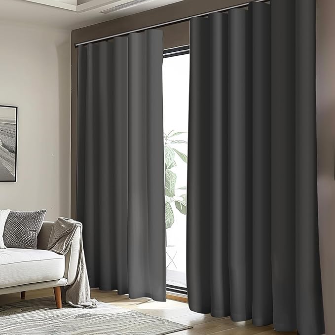 Cbsroro Room Divider Blackout Curtain Track Curtains Wall Dividers Panels Screen - Image 7