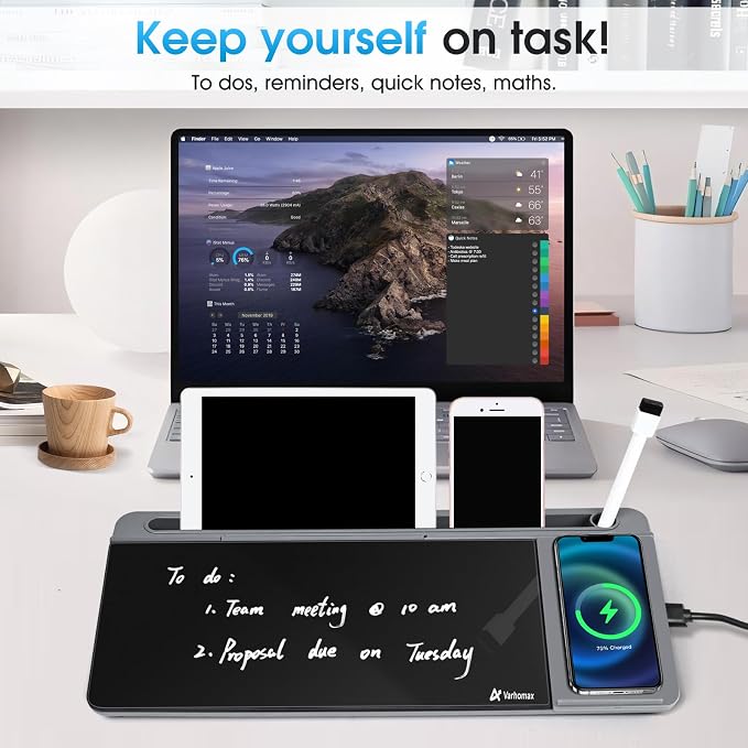 Varhomax Glass Desk Whiteboard - Image 7
